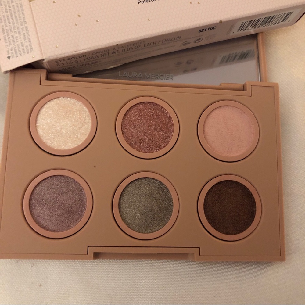 Laura Mercier Prima Ballerina Mini 6 Pan Eyeshadow Palette 9g NIB